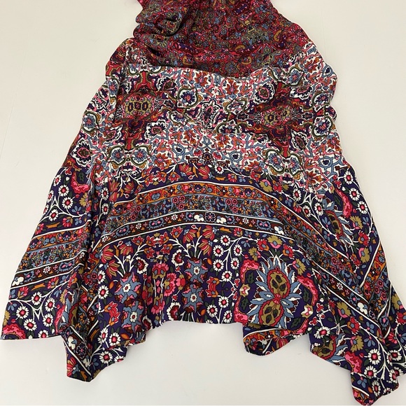 Maeve Anthropologie Violette Floral Multicolor Sleeveless Midi Length Dress - 0 - Picture 12 of 15